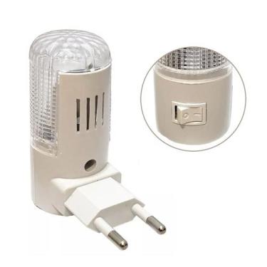 Imagem de Mini Abajur Luminária Tomada Luz Noturna Led Bivolt - Carbon