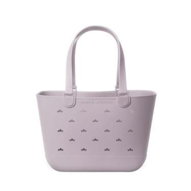 Imagem de Simple Modern Bolsa de praia grande | Bolsa de borracha à prova d'água Disney com bolso com zíper para viagens, piscina, barco, compras, esportes | Princesa lavanda, Disney: Princesa lavanda, Large