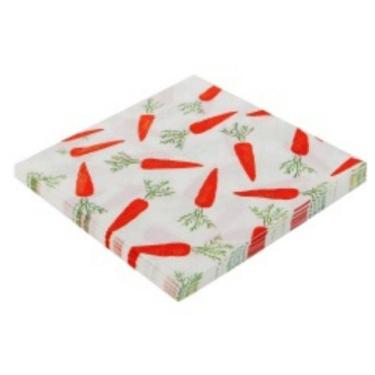 Imagem de Guardanapo De Papel Estampado 32x32cm Páscoa Cenourinhas - 20 Un