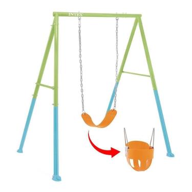 Imagem de Balanço De Jardim Infantil Individual Assento 2 Em 1 Crianças E Bebês Intex
