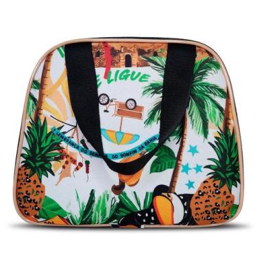 Imagem de Bolsa de Mão Média Handbag Estampada Porta Objetos - Paulo Bags