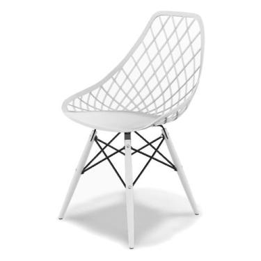 Imagem de Cadeira Kaila DSW Branca - Mobly