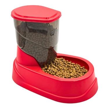 Imagem de Kit Comedouro e Bebedouro Automático para Cachorro Cães e Gatos Anti Formiga (SÓ COMEDOURO FOUR - VERMELHO)