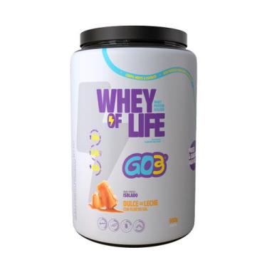 Imagem de Whey protein isolado go3 - pote 900g, DULCE DE LECHE CON FLOR DE SAL
