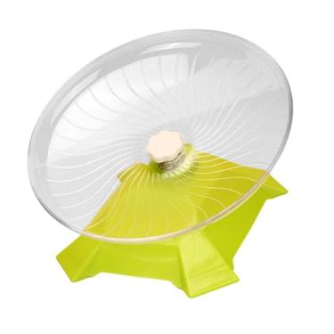 Imagem de Generic Roda de exercício para hamster, brinquedo interativo silencioso, roda de corrida para hamster, para pequenos animais, ouriços, gerbilos, Verde