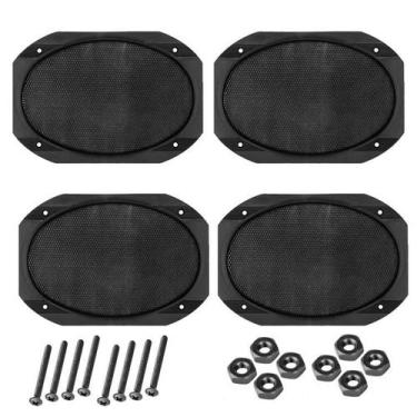 Imagem de Kit 4 Telas Alto Falante 6x9 Polegadas Com Parafusos Forro - PERMAK
