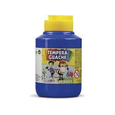 Imagem de Tempera guache acrilex 250ml cores