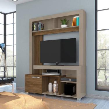 Imagem de Estante Flávia Para TV até 50 Polegas 1 Porta Deslizante - Fe-ndi/Naturale Madetec