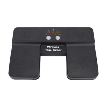 Imagem de Zhjvihx Página Sem Fio Turner BT Music Page Pedal para Telefones Tablets Teclado pé Interruptores Turner, Smartphones pé Silencioso Multimídia Recarregável Dispositivos de Controle