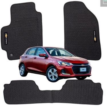 Imagem de Tapete De Carro Jogo Inteiriço 3p Onix Gm 2020 A 2023 - CGAUTOPARTS