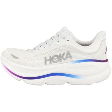 Imagem de HOKA Tênis feminino Bondi 9, Cinza cósmico/branco, 35