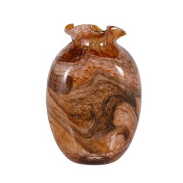 Imagem de VASO DECOR MURANO 17,5X12X26 CM MESCLA AMBAR