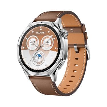 Imagem de Smartwatch, HUAWEI WATCH GT 5 46mm, Nova Experiência de Corrida e Ciclismo, Sharp-Edged Design, Até 2 Semanas de Bateria, Compatível com iOS e Android, Sistema GPS integrado, Marrom
