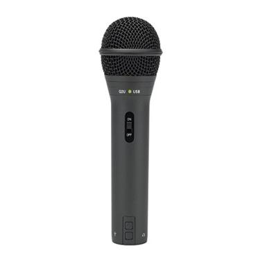 Imagem de SAMSON Pacote de gravação e podcasting de microfone USB dinâmico portátil Q2U (preto)