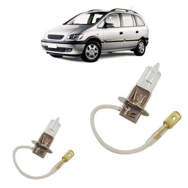 Imagem de Par Lâmpada Automotiva Halógena Zafira 2001 2002 2003 2004 2005 2006 2