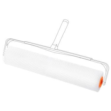 Imagem de Rolo pontiagudo de concreto autonivelante de 45.7 cm: HexDorn 13/20/31 mm rolo cravado para piso epóxi, tinta de concreto de cimento composto de triagem, removedor de bolhas (20 mm)