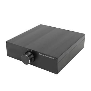 Imagem de YOUTHINK 2 '' Switcher de Som XLR para HiFi Estéreo, Seletor de Seu Profissional Radios DVDs CDS para CDS, Fácil de Instalar e Usar, Cabo Blindado Em Prata