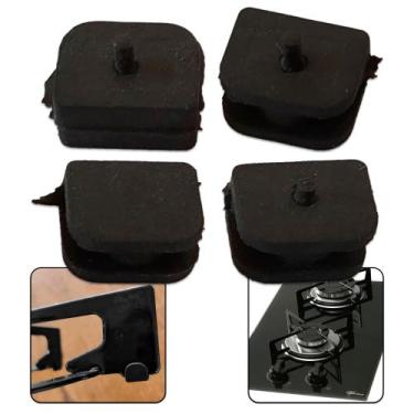 Imagem de Borrachas Apoio originais para Trempe Grade do Cooktop Fogão Fischer, 