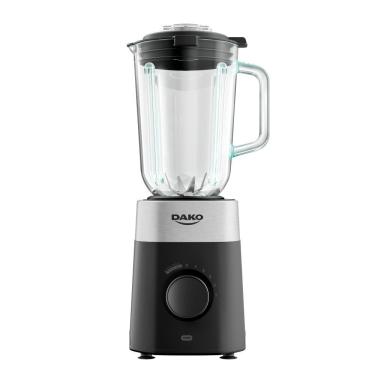 Imagem de Liquidificador Dako Com Jarra De Vidro Preto 1200W 2L 110V