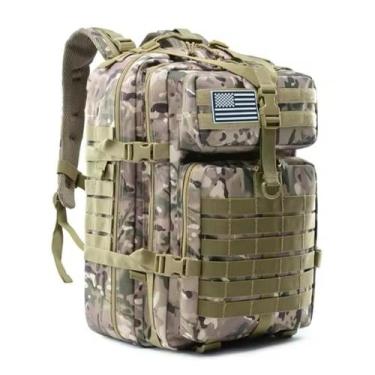 Imagem de Mochila Camping 50L Litros Tática Militar À Prova D'água De Grande Cap