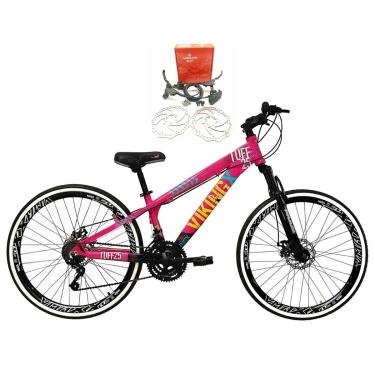 Imagem de Bicicleta Aro 26 Vikingx Tuff 21v Alumínio Freio Hidráulico Disco Aros Vmaxx MTB-Unissex