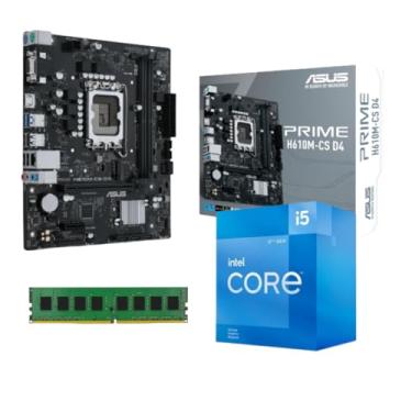 Imagem de Kit Intel 12ª Geração I5 12400 C/Vídeo Integrado H610 16gb