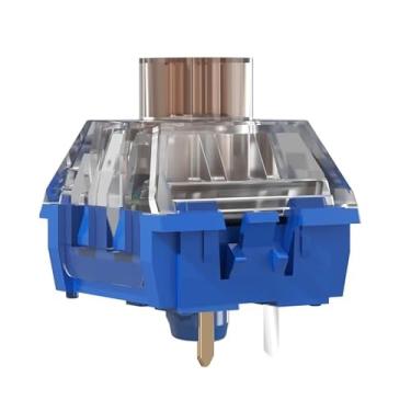 Imagem de Mciepny Interruptor silencioso Kailh Box Whale, 3 pinos, 45gf, pré-lubrificado, à prova de poeira, à prova d'água, interruptores de teclado mecânico (Silent Whale, 108 peças)