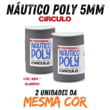 Imagem de Fio náutico poly 5mm 500g kit com 2 un - CIRCULO, 8214 - ALUMÍNIO