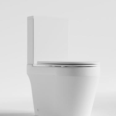 Imagem de Vaso Sanitário com Caixa Acoplada e Assento Soft Close Vulcano Acqua Casa Branco Matte