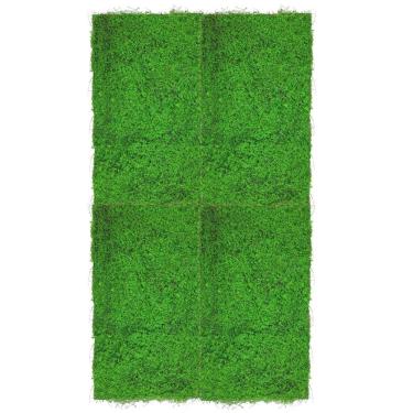 Imagem de 4x Placa Jardim Vertical Musgo (50x100) Verde SMO