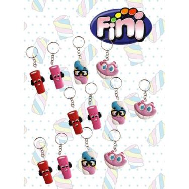 Imagem de 12 Chaveiros Fini chaveiro lembrancinha revenda  barato papelaria doce
