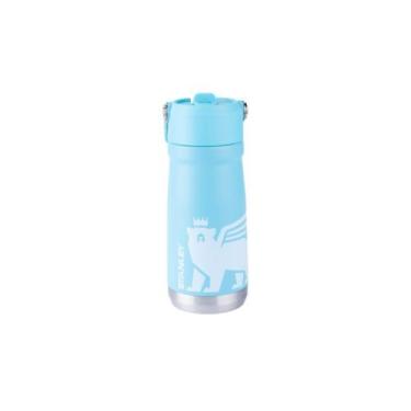 Imagem de Garrafa Térmica Stanley Flip Straw Kids Pool 500ml, 500ml, Pool
