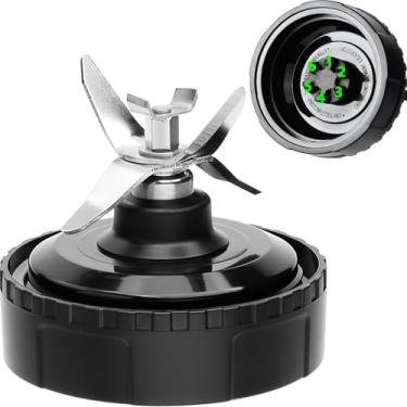 Imagem de Peças de reposição para liquidificador de 6 aletas compatíveis com liquidificador Ninja, lâmina de liquidificador compatível com Ninja BL660 BL660C BL663 BL663CO BL770 BL770A BL770W BL771 BL771C BL772