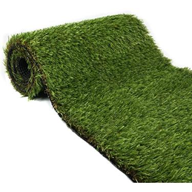 Imagem de VViViD - Tapete de grama artificial sintética realista à prova d'água, 1 rolo, Verde, Outdoor