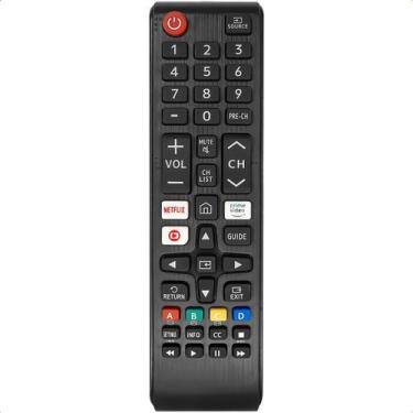 Imagem de Controle Remoto Compatível Com Smart Tv Samsung Atalho Netflix GloboPl