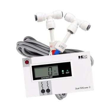 Imagem de Bothyi Analisador de qualidade de água DM2 compacto portátil de alta precisão ferramenta de teste sonda dupla medidor TDS para aquário