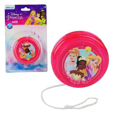 Imagem de Ioiô de Plástico 5cm com LUZ Princesas - Tudo em Caixa