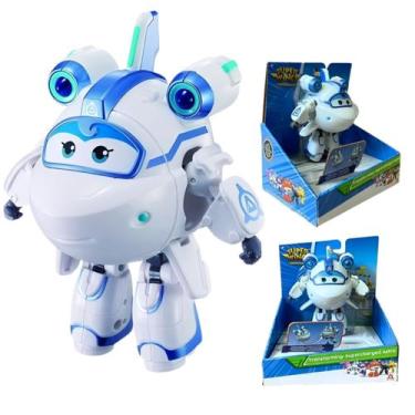 Imagem de Super Wings Astra Superchagerd Transforma Em Avião Brinquedo - Bang To