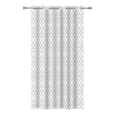 Imagem de Cortina Para Box Pvc Impermeável Antimofo 1,38x198 C/ganchos