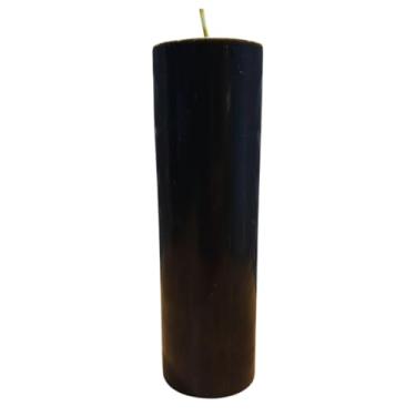 Imagem de Vela 7 Dias - Cores Sortidas - 16 Cm e 278 g - Votiva, Com Parafina Nacional Premium - Cores Vivas e Vibrantes. (Preta)