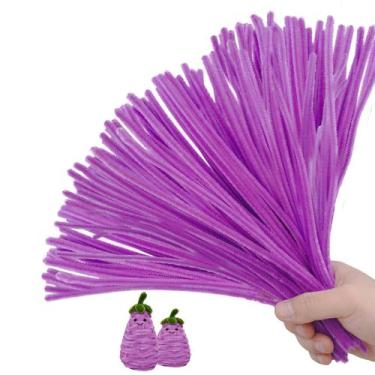Imagem de Limpadores de cachimbo Craft Chenille Stems 200 unidades de vermelho a