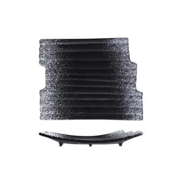 Imagem de Prato de jantar esmaltado em forma irregular de cerâmica retrô personalizado - "décimo segundo mês lunar" jangada de 28 cm