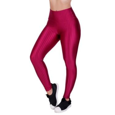 Imagem de Calça Plus Size Academia Legging 3D Cintura Alta Fitness -c4 LAURA COM