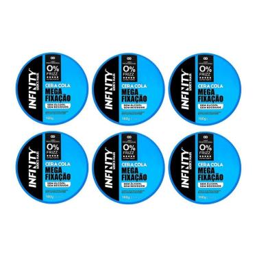 Imagem de Pomada Capilar Infinity Cola 160G - Kit Com 6Un