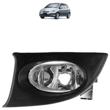 Imagem de Farol Auxiliar Fit 2006 2007 2008 Lente Lisa Acrílico - Automotive Imp