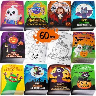 Imagem de Livros de colorir 90shine Halloween 60 peças de lembrancinhas para cri