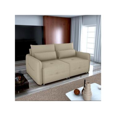 Imagem de Sofá-cama 3 Lugares Retrátil Bipartido Reclinável Veludo Matrix Celine
