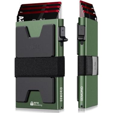 Imagem de Carteira porta-cartões SEMORID Slim Aluminium RFID Blocking