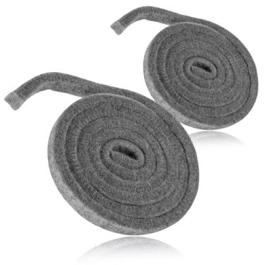 Imagem de PartsBroz WE09X27634 Feltro para secadora (pacote com 2) - Compatível com General Electric Hotpoint Whirlpool Kenmore Washer Dryer - Substitui WE9M30 WE9M15 WE09X20441 GTD33EASK0WW GTD42EASJ2WW