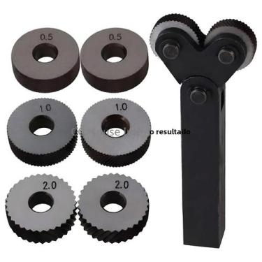 Imagem de Kit Premium De 7 Peças Para Fresagem De Roda Dupla Com Passo Linear De